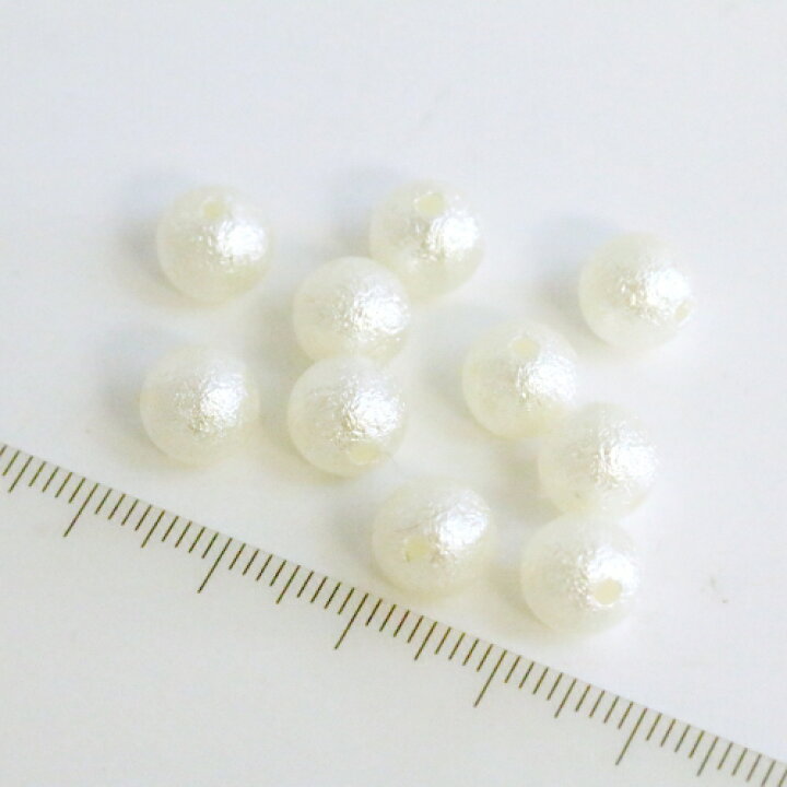 楽天市場】【パール】クリスマス 10個 シュガーパール 8mm《パール 