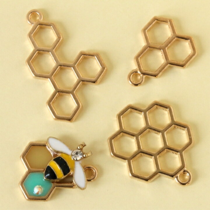 楽天市場 空枠 3種 蜂の巣 きれいめゴールド ミツバチ 昆虫 立体 ハチ レジン枠 フレーム 手芸 はちみつ 隠れ工房ｇｒｅｅｎｏｃｅａｎ
