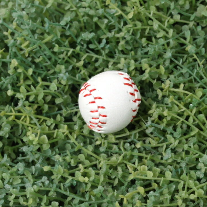 楽天市場 チャーム ミニチュア野球ボール ホワイト レッド 野球部 ベースボール スポーツ 部活 応援 円 球体 丸 ソフトボール 記念 手芸 パーツ お守り 隠れ工房ｇｒｅｅｎｏｃｅａｎ