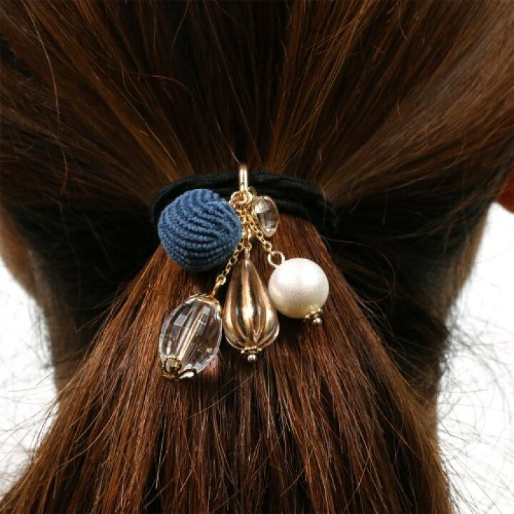 楽天市場】【ヘアアクセサリー】10個 カン付ポニーフック3《きれいめ 