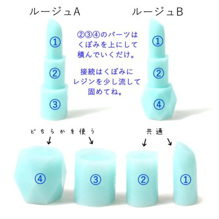 楽天市場】☆【シリコン型・モールド】本物みたい♪コスメ制作キット 