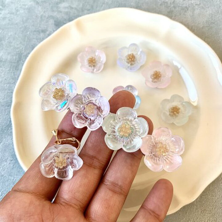 シリコン型 モールド シリコンモールド レジン型 粘土型 ローズ バラ フラワー リーフ 花 葉 カボション 立体 3d 貼り付け Uvレジン Led レジン 手芸 日本