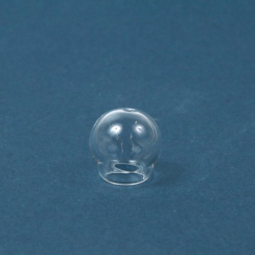 【レフィル】ガラスドーム スノードーム用 ラウンド16mm 透明 クリア 瓶 ビン ボトル テラリウム 円 丸 バルブ ガラスボール 替え  《19178-G対応レフィル》 | 隠れ工房ＧｒｅｅｎＯｃｅａｎ