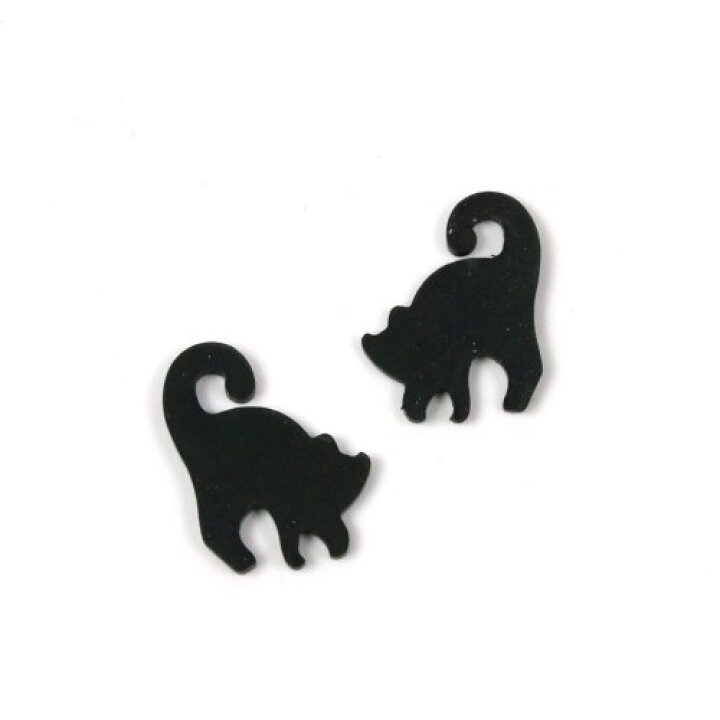 楽天市場】【封入】黒猫 10個入り レジン封入 ネイルパーツ スライス 