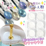 【封入】魔法のやべぇ粉 超話題の偏光微細ラメパウダー ホワイト たっぷりBIGケース入り♪ レジン封入 ネ…