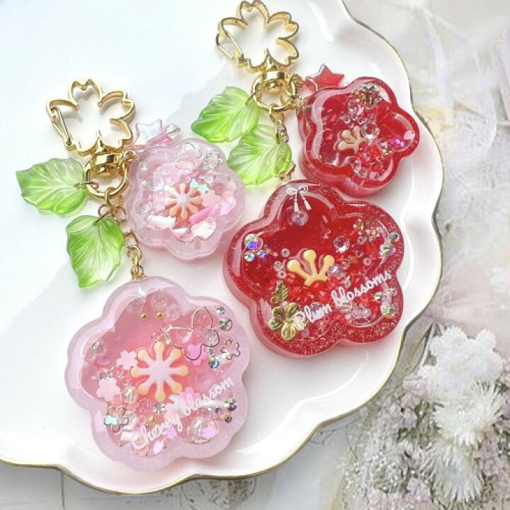 楽天市場】【シリコン型・モールド】桜&梅のカシャカシャ シリコン 