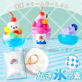 【封入】かき氷の素 レジン封入素材 封入パーツ かき氷のもと かきごおり 氷菓 夏 ミニチュアスイーツ ミニチュアフード 白い粒 素材 材料 パーツ UVレジン LEDレジン 手芸 クラフト