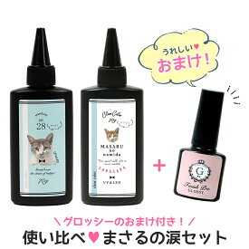 ■フィニッシュプログロッシーがオマケ♪お試しセット レジン液セット UV-LEDレジン液 まさるの涙 まさるの涙サラサラタイプ コーティングレジン液 おまけ付き GreenOceanオリジナル♪ GK