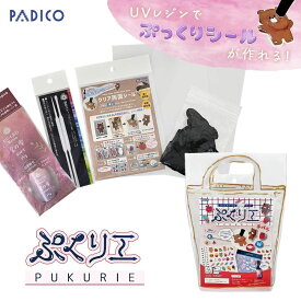 ★20％OFF 【手作りキット】 ぷっくりシールに変身キット ぷくリエ シールセット 手作りシール 星の雫 ソフトレジン クリア両面シール パジコ PADICO クラフト