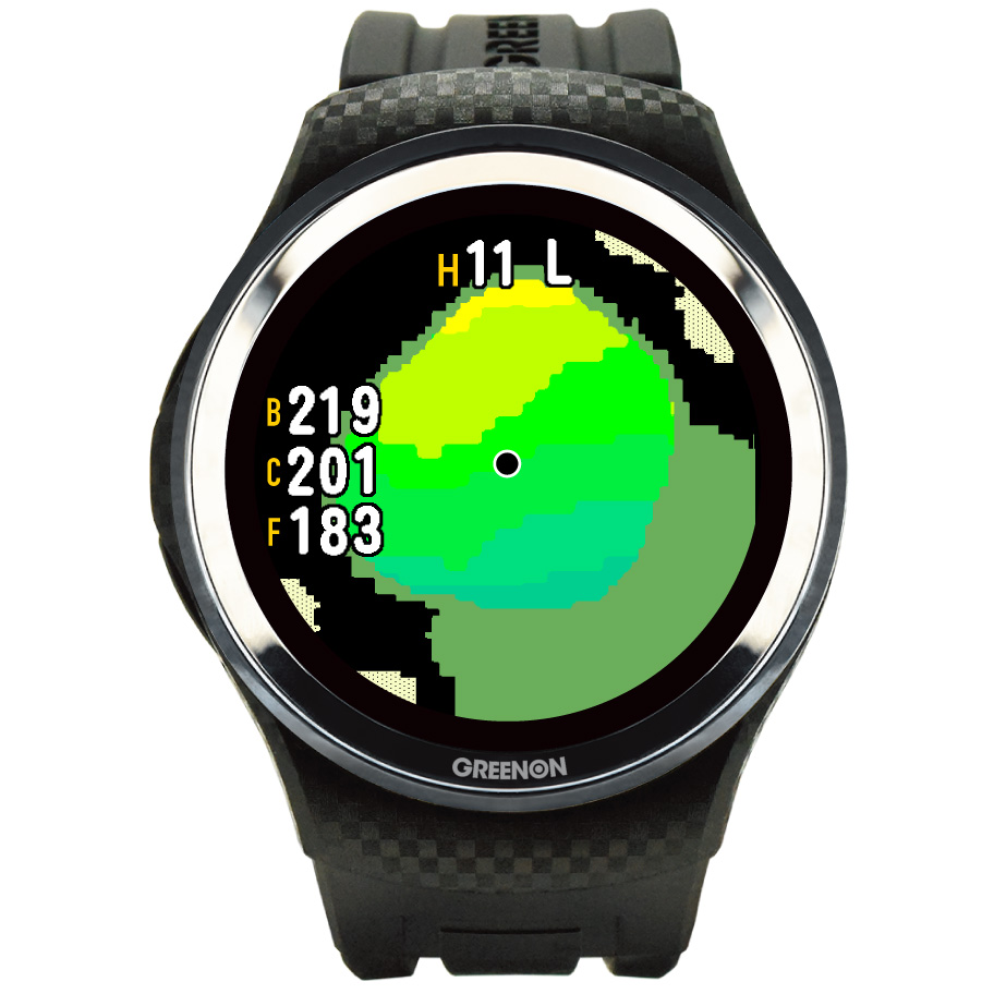 【楽天市場】GPS ゴルフナビ 腕時計型 GreenOn『THE GOLF
