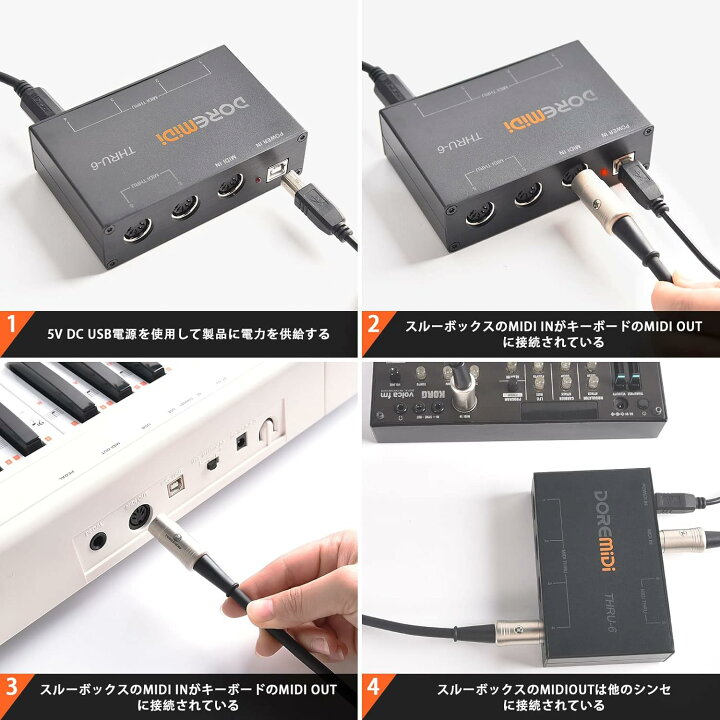 楽天市場】USB MIDIホストボックス (1-in6-out) : グリーンパック楽天 