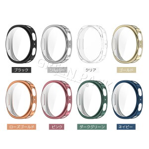 2_Zbg Galaxy Watch 8 Jo[ NA Galaxy Watch 8 P[X  Galaxy Watch 8 44mm 40mm Jo[ TPU \tg ϏՌ یJo[ y ^ Galaxy Watch 8 tیtB KX X}[gEHb`