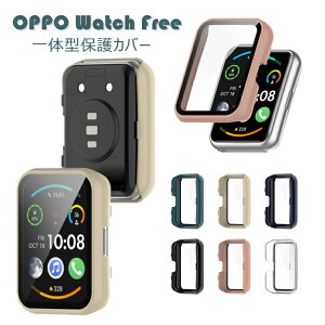 OPPO Watch Free �P�[�X �N���A OPPO Watch Free �ی�J�o�[ OPPO Watch Free �t�B���� �ی�P�[�X �S�ʕی� PC �����K���X �t�B���� �n�[�h�P�[�X �ϏՌ� �y�� ���^ OPPO �X�}�[�g�E�H�b�` �J�o�[ Case �r���v 