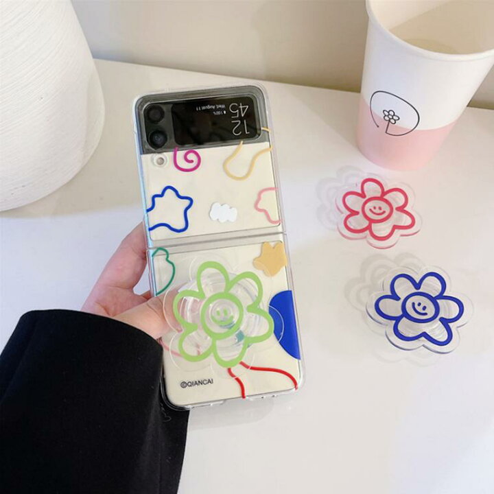 楽天市場】一部在庫あり galaxy z flip4 ケース リング 韓国 galaxy z  