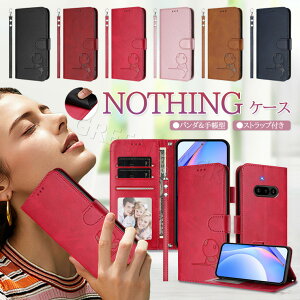 Nothing Phone3a �P�[�X �蒠�^ Nothing Phone 3 �P�[�X ������� Nothing CMF Phone 2 Pro �P�[�X �ϏՌ� Nothing Phone3a �J�o�[ �蒠 ���z �X�g���b�v�t�� Phone (3a) (3) �P�[�X �w�ʃJ�o�[ �p���_ �^���� �؍� ��