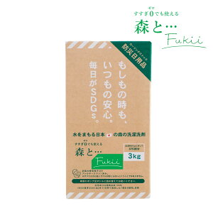 【土日祝日即日配送】 がんこ本舗 洗濯洗剤 森と… Fukii 詰替 3kg BOX洗濯洗剤 衣類用洗剤 洗濯用洗剤 詰替え 詰め替え フッキー すすぎ不要 すすぎゼロ洗剤 洗剤 4525048232306