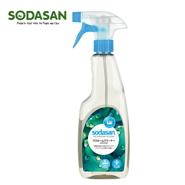 楽天市場 ソーダサン バスルームクリーナー 500ml Sodasan 液体洗剤 風呂用 風呂用洗剤 バスクリーナー エコ洗剤 浴室用洗剤 グリーンパックス館