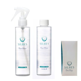 【1月25日限定最大100%ポイントバック】シルベスヘアウォーターセット[トリガータイプ+付け替え用] ヘアミスト ヘアスプレー シルクプロテイン コラーゲン 無香料 天然成分 無添加 寝癖 ねぐせ直し スタイリングスプレー 4531218090454