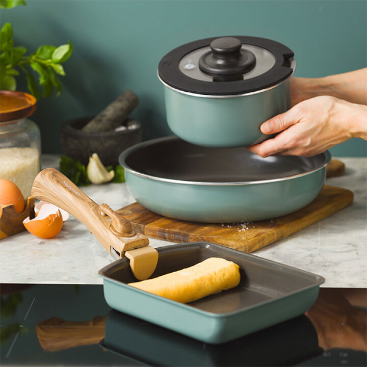 楽天市場】【公式】グリーンパン クリックシェフ 5点セット スモーキー  