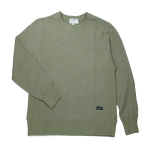 A HOPE HEMP �A�z�[�v�w���v TERRY CREW NECK SWEAT / KHAKI BROWN �w���v �I�[�K�j�b�N�R�b�g�� �N���[�l�b�N �X�E�F�b�g �g���[�i�[ ���M�����[�t�B�b�g ���B���e�[�W �X�^�C�� ���j�Z�b�N�X UNISEX �w��