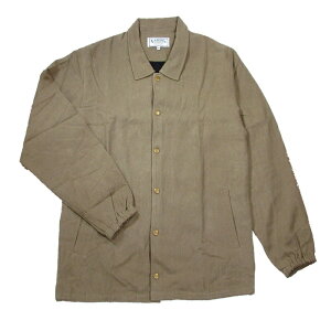 A HOPE HEMP �A�z�[�v�w���v TWILL COACH JKT / KHAKI BROWN �w���v �I�[�K�j�b�N�R�b�g�� �R�[�`�W���P�b�g ���M�����[�t�B�b�g ���j�Z�b�N�X UNISEX �w���v ��