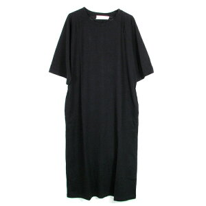 A HOPE HEMP �A�z�[�v�w���v RAGLAN SLEEVE MAXI OP / CHACOAL BLACK �w���v �I�[�K�j�b�N�R�b�g�� ���� �}�L�V�����s�[�X ���f�B�[�X �� �����s�[�X �����O�����s�[�X