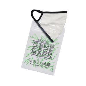 SURPLUS HEMP T[vXwv FACE MASK / NATURAL x BLACK wv I[KjbNRbg JԂ􂦂 z }XN