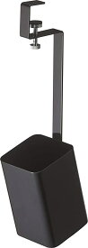 山崎実業 Yamazaki 洗面戸棚下ブラシホルダー 約W6.5XD9XH28cm タワー 浮かせて収納 収納ボックス ブラック　ホワイト