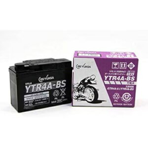 GS YUASA VRLA����َ��o�b�e���[ �o�C�N�p�o�b�e���[ YTR4A-BS-GY-C