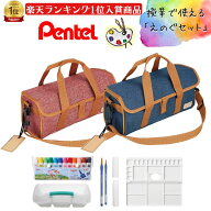 ぺんてる 絵の具セット スケッチセット ZST30 青 赤 ZST30-CN BN 絵具杢調 絵具セット えのぐ 水彩 セッ…
