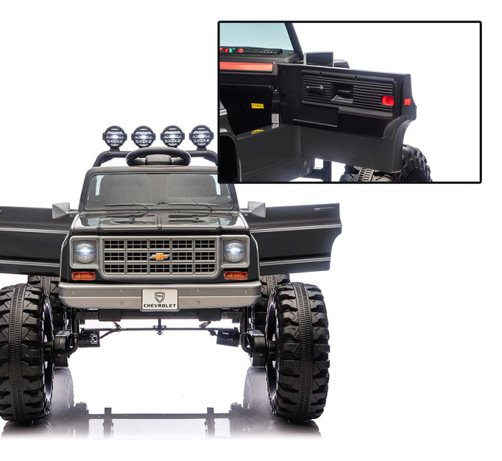 楽天市場】【新商品】電動乗用ラジコン シボレー モンスタートラック 