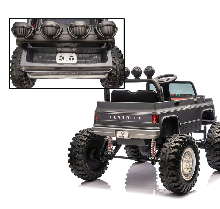 楽天市場】【新商品】電動乗用ラジコン シボレー モンスタートラック 