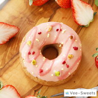 ヴィーガン＆グルテンフリー Vee-Sweets アーモンドドーナツ グレーズ いちご お花見 ピクニック