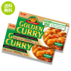 【送料無料】【2個セット】SBゴールデンカレー 動物性原料不使用 1kg×2個 Golden Curry