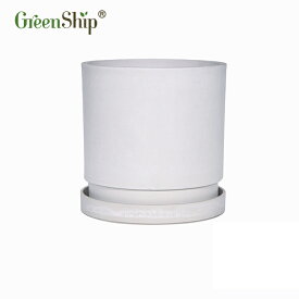【Greenship】全品送料無料（北海道・沖縄・離島除く） 植木鉢 プランター ガーデンニング おしゃれ 軽量 屋内 屋外 環境にやさしい プラスチック 観葉植物 多機能植木鉢 園芸用品 多肉植物 受け皿付き セット 5号 3年保証