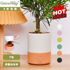 【Greenship 3年保証】レビュー特典付！環境に優しい 植木鉢 おしゃれ 軽量＆耐久性 鉢皿付き 卓上・多肉植物・ミニサイズ 多色セット 底面給水鉢 全品送料無料（北海道・沖縄・離島除く）