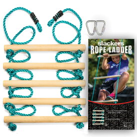 【SLACKERS 純正 アタッチメント 】☆ Rope Ladder ☆ スイングライン スラッカーズ ロープラダー キャンプ 遊び アスレチック 公園遊び スラックライン バランス 子ども こども プレゼント 誕生日 おうち時間 Rope Ladder-8ft 綱渡り