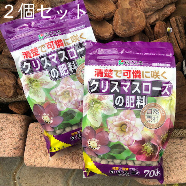 楽天市場 花ゴコロ クリスマスローズの肥料 700gｘ２個セット 種と苗の店 グリーンサム