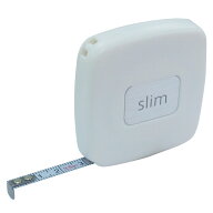 プロマート スリム 3.5m ホワイト 【 抗菌仕様 巻き取り フリータイプ 寸法 測定 テープ メジャー 検品 …