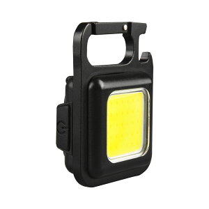 売れてます! ムサシ 充電式マルチLEDライト 6W小型 USB充電 コンパクト 携帯ライト アウトドア キャンプ COBライト ランタン 作業灯 現場 防犯ライト スポットライト 照明 カラビナフック付き