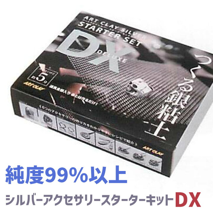 楽天市場】アートクレイシルバー スターターセットDX 【 送料無料 純銀 