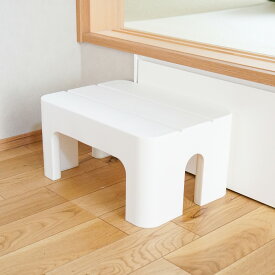 【20時よりクーポン配布】 おしゃれ シンプル ステップ 1段 ホワイト / ディープブルー 幅395×奥行280×高さ200mm 耐荷重約100kg 【 送料無料 踏み台 踏台 飾り台 洗面台 子供 トイレ インテリア 椅子 玄関 介護 段差 乗車 降車 下車 デコラステップ サンバッサ 】