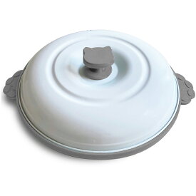 【LINE登録200円OFF】 【ラッピング可】 猫鍋レンジパン chef 【 送料無料 レンジパン 電子レンジ レンジ 専用 猫 ネコ型 猫鍋 蓋付き 仕切り付き 簡単 レシピ 人気 魚 肉 焼き魚 焼き目が付く グリルパン トレードワン 】