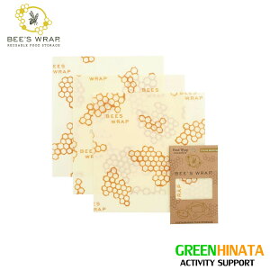 �y���K�i�z �r�[�Y���b�v �~�f�B�A�� ���b�v �n�j�[�R�� 3P �T�X�e�i�u�� �G�R���b�v Bees Wrap BW Bee's Wrap