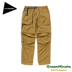 �y�������K�i�z �A���h�����_�[ �i�C���� �^�t�^ �n�C�J�[ 2�E�G�C �p���c �{�g�� andwander NY taffeta hiker 2way pants