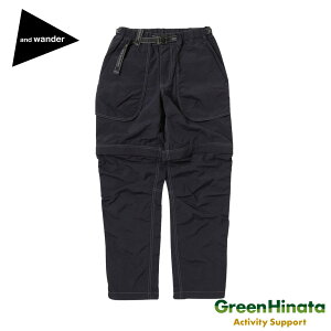 �y�������K�i�z �A���h�����_�[ �i�C���� �^�t�^ �n�C�J�[ 2�E�G�C �p���c �{�g�� andwander NY taffeta hiker 2way pants