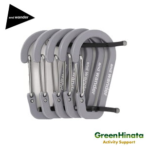 �y�������K�i�z �A���h�����_�[ �~�j �J���r�i �Z�b�g �A�N�Z�T���[ andwander mini carabiner set