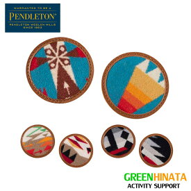 【自社在庫品】 ペンドルトン スペシャルレザーコースター 2P 丸型 コップ置き おしゃれ PENDLETON Special Leather Coaster (2P)