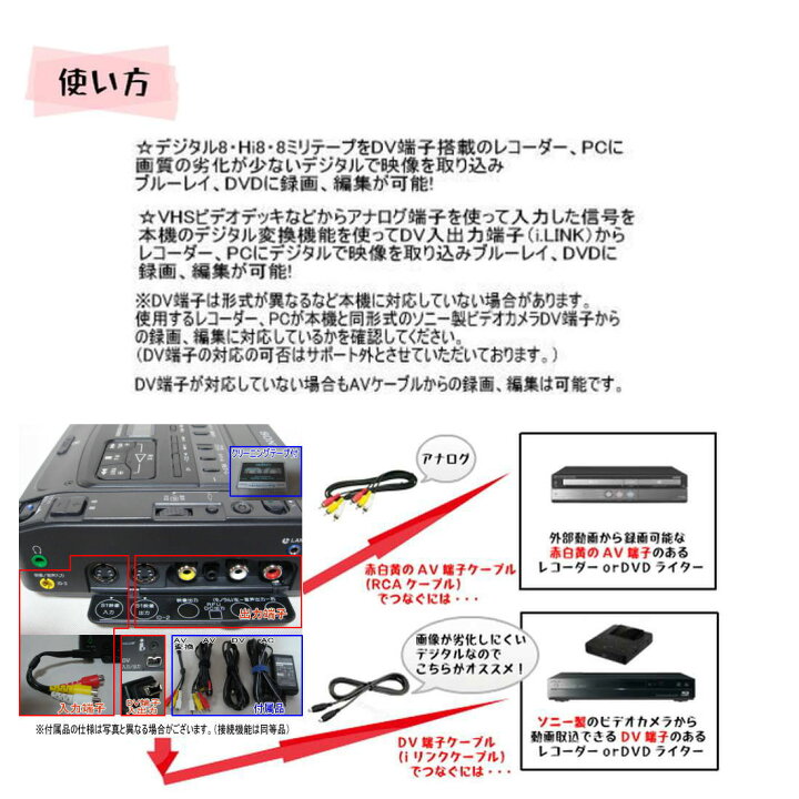 楽天市場】【レンタル】 【6泊7日D200】 ソニー Digital8ビデオ 