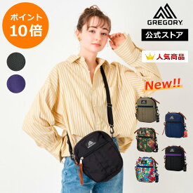 【全品9倍+クーポン配布|9/19-24】【公式】グレゴリー クイックポケットL QUICK POCKET L レディース メンズ 男女兼用 カジュアル 大学生 通学 アウトドア クラシック ショルダーバッグ ポーチ ブラック GREGORY 散歩 国内正規品